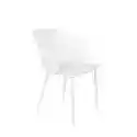 Krzesło Do Jadalni Cali Białe Szer. 57 Cm