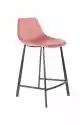 Dutchbone Dutchbone :: Krzesło Barowe / Hoker Franky Różowe Wys. 91 Cm