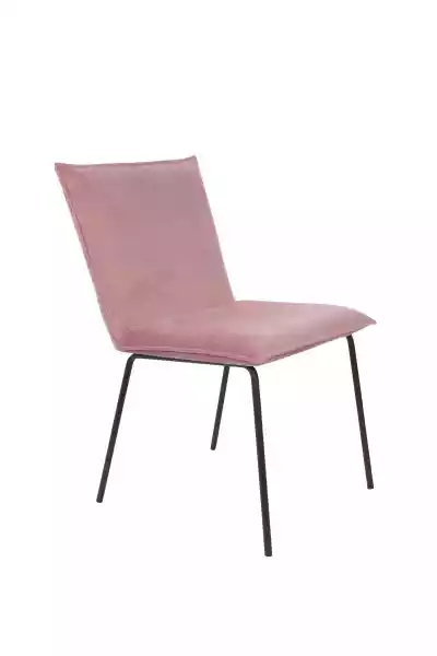 Krzesło Tapicerowane Flake Różowe