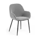 Krzesło Dumma 83X52 Cm Jasnoszare