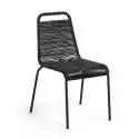2Modern Krzesło Ogrodowe Glenville 49X59 Cm Czarne