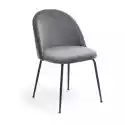 2Modern Tapicerowane Krzesło Warnaga Szare