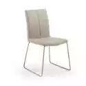 Krzesło Z Eko-Skóry Drito Beżowe