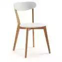 2Modern Drewniane Krzesło Luare Białe