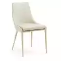 Krzesło Z Eko-Skóry Aries Beżowe