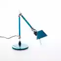 Artemide :: Lampa Biurkowa Tolomeo Micro Niebieska Wys. 37 Cm