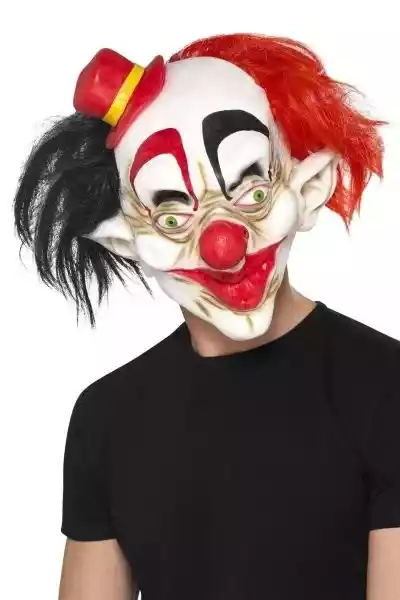 Maska Zły Klaun Clown Halloween Creepy 