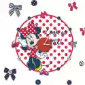 Decofun Zegar Naklejka Myszka Mini Minnie Mouse Disney