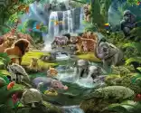 Walltastic Tapeta 3D Dżungla - Jungle
