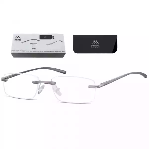 Patentki Bezramkowe Asferyczne Okulary Aluminiowe Do Czytania Mo