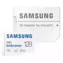 Samsung Karta Pamięci Samsung Pro Endurance Microsdxc 128Gb + Adapter