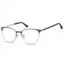 Okulary Oprawki Korekcyjne Kocie Oczy Zerówki Sunoptic 914B Złot