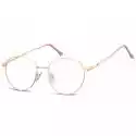 Okulary Oprawki Owalne Lenonki Optyczne 912D Złote