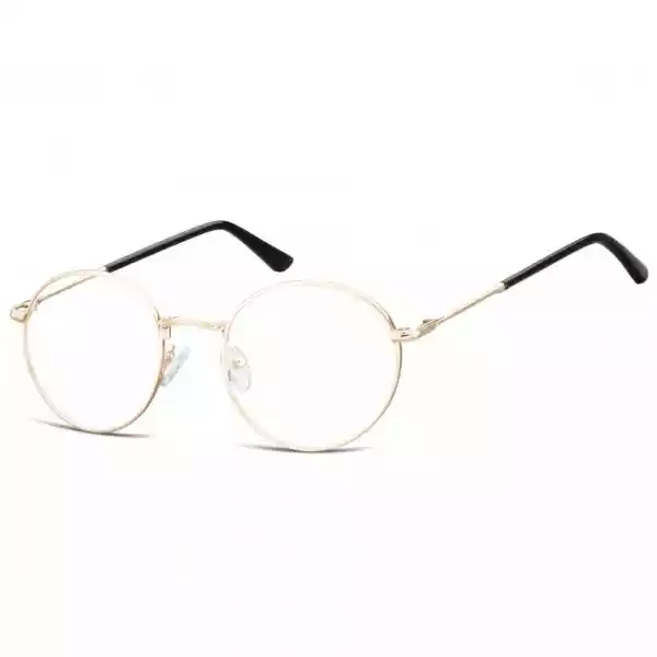 Lenonki Okrągłe Okulary Oprawki Optyczne 919B Złote
