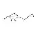 Sunoptic Okulary Oprawki Korekcyjne Metalowo-Żyłkowe Okrągłe 786E Brązowe