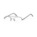 Okulary Oprawki Korekcyjne Metalowo-Żyłkowe Okrągłe 786B Granato