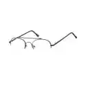 Okulary Oprawki Korekcyjne Metalowo-Żyłkowe Okrągłe 786 Czarne 
