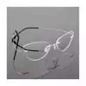 Stylion Złote Okulary Bez Ramek Dla Kobiet Z Antyrefleksem Sch-501