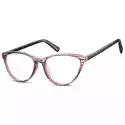 Oprawki Korekcyjne Okulary  Kocie Oczy Zerówki Sunoptic Cp127 Ró
