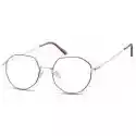 Lenonki Sześciokątne Okulary Oprawki Optyczne 925A Fioletowo-Zło