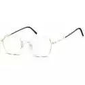 Lenonki Okrągłe Okulary Oprawki Optyczne 927C Złote
