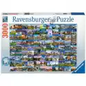 Ravensburger Puzzle Ravensburger 99 Pięknych Miejsc W Europie 17080 (3000 Ele