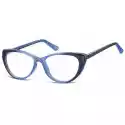 Okulary Oprawki Korekcyjne Kocie Oczy Zerówki Sunoptic Cp138C Gr
