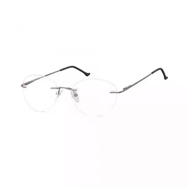 Bezramkowe Okulary Oprawki Okrągłe Korekcyjne Sunoptic 985B Jasn