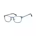 Oprawki Okularowe Kocie Oczy Damskie Stalowe Sunoptic 991C Grana