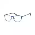 Okulary Oprawki Damskie Kocie Oczy Stalowe Sunoptic 992C Granato