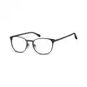 Okulary Oprawki Damskie Kocie Oczy Stalowe Sunoptic 992 Czarne