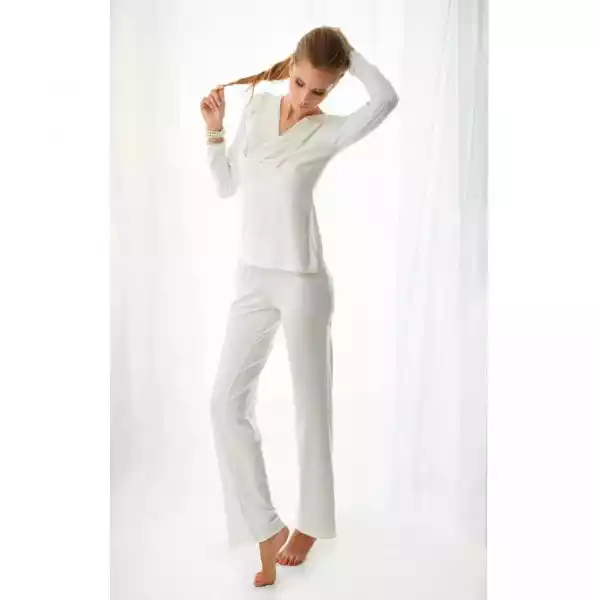 Komplet Piżama - Koszulka, Długie Spodnie (Wiskoza) Florence - E