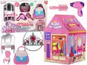 Import Leantoys Namiot Księżniczki Dla Dzieci Salon Piękności Różowy Akcesoria K