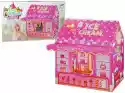 Import Leantoys Namiot Księżniczki Ice Cream Lodziarnia Dla Dzieci Różowy Świate