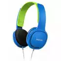 Philips Słuchawki Nauszne Philips Shk2000Bl Niebieski