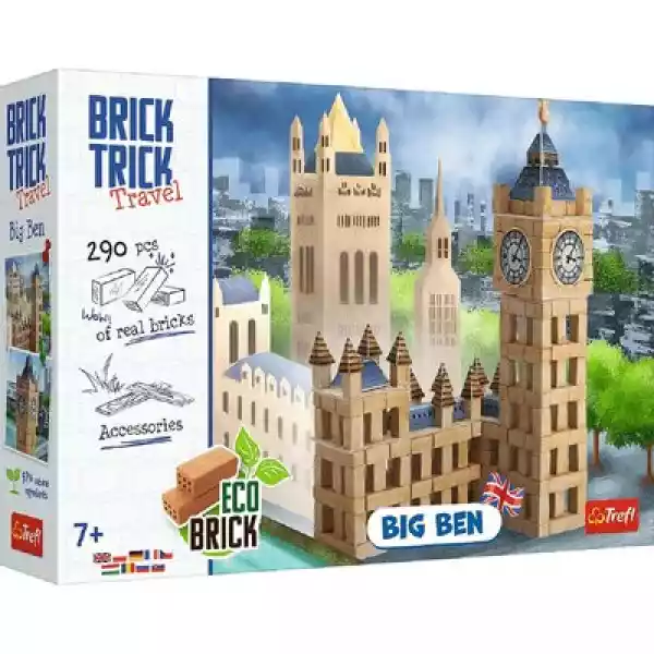 Klocki Konstrukcyjne Trefl Brick Trick Travel Big Ben 61552