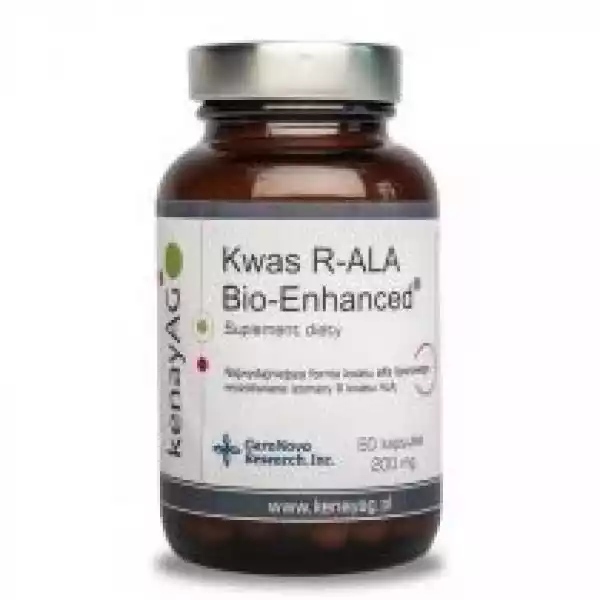 Kenay Kwas R-Ala Bio-Enhanced Aktywna Forma Kwasu Liponowego - S