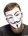 Giftworld Maska V Jak Vendetta - Anonymous, Guy Fawkes - Biała