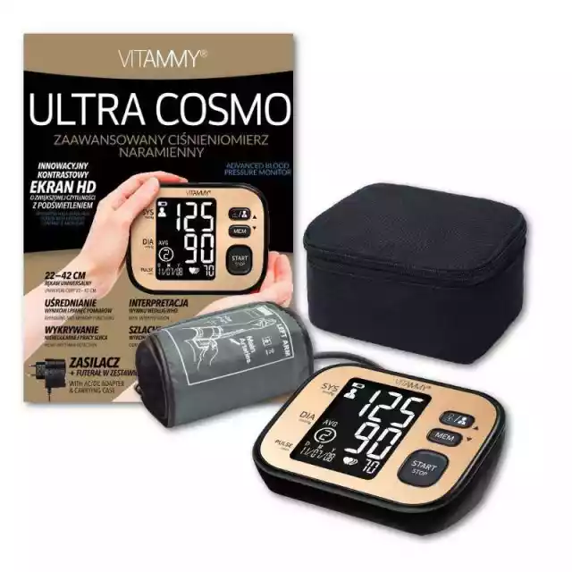 Vitammy Ultra Cosmo Golden Black Ciśnieniomierz Naramienny 22- 4