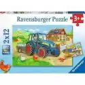  Puzzle 2 X 12 El. Ciężka Praca Ravensburger