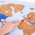 Mapa Odkrywcy - Świat (Pl) - Ulepszona Zdrapka