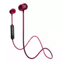 Xmusic Słuchawki Dokanałowe Xmusic Bte601R Czerwony Bluetooth