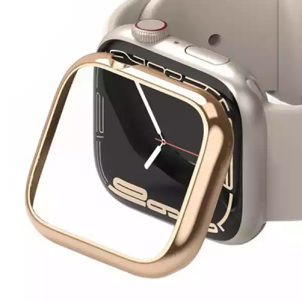 Etui Ringke Bezel Styling Do Apple Watch 7/8 (41Mm) Różowo-Złoty