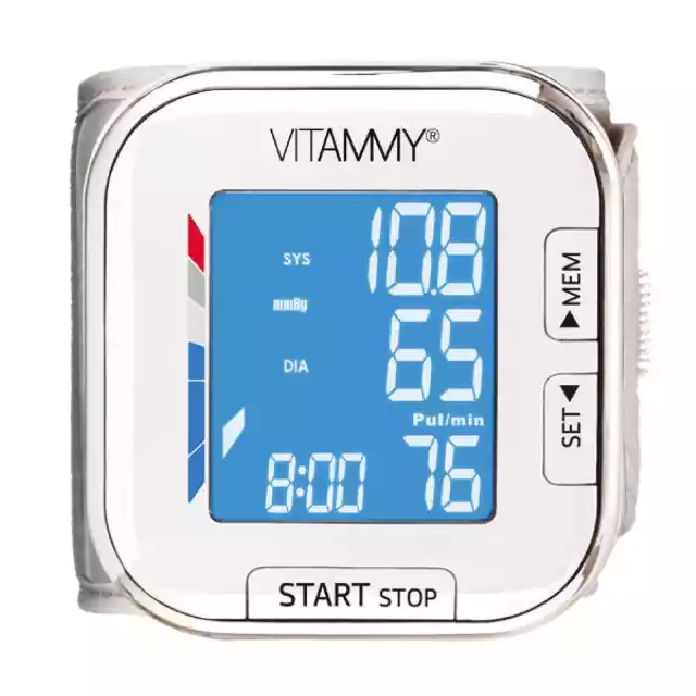 Vitammy Smart 0.7 Biały Ciśnieniomierz Nadgarstkowy Biały