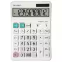 Sharp Kalkulator Sharp Desktop Box Sh-El340W Biały