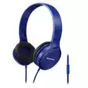 Panasonic Słuchawki Nauszne Panasonic Rp-Hf100Me-A Z Mikrofonem Niebieski