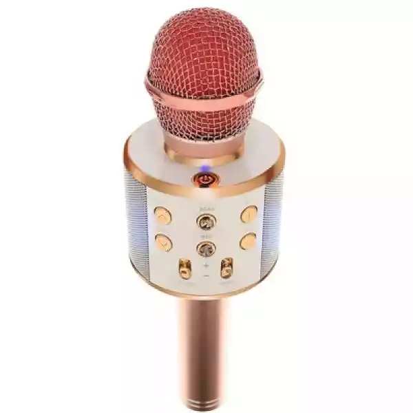 Mikrofon Forever Bms-300 Różowo-Złoty