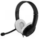 Media-Tech Słuchawki Nauszne Media-Tech Epsilon Mt3573 Czarno-Biały