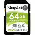Kingston Karta Pamięci Kingston Canvas Select Plus Sdxc 64Gb