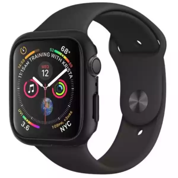 Etui Spigen Thin Fit Do Apple Watch (44 Mm) Czarny